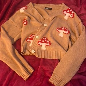 SHEIN EZ wear Mushroom pattern cardigan